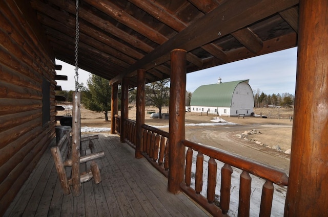 view of deck
