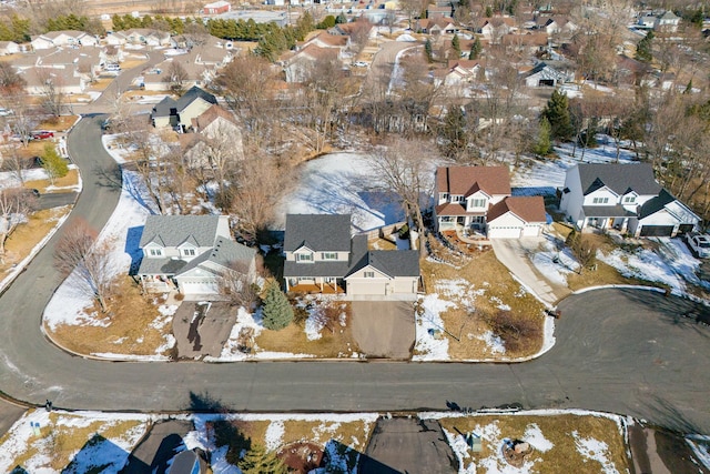 birds eye view of property featuring a residential view