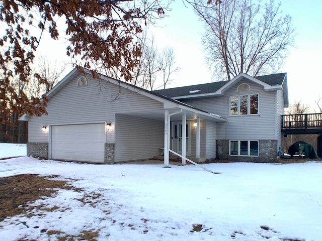 view of front of property with a carport