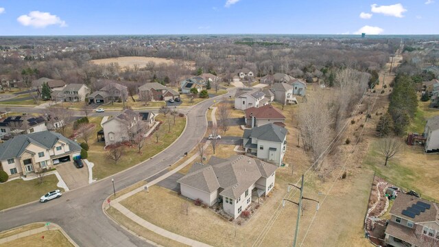 birds eye view of property featuring a residential view