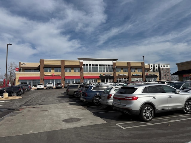 view of uncovered parking lot