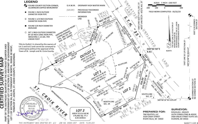 XXX 132nd Ave, Outlot Saint Joseph Twp WI, 54016 land for sale