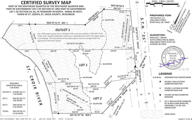 Listing photo 2 for XXX 132nd Ave, Outlot Saint Joseph Twp WI 54016