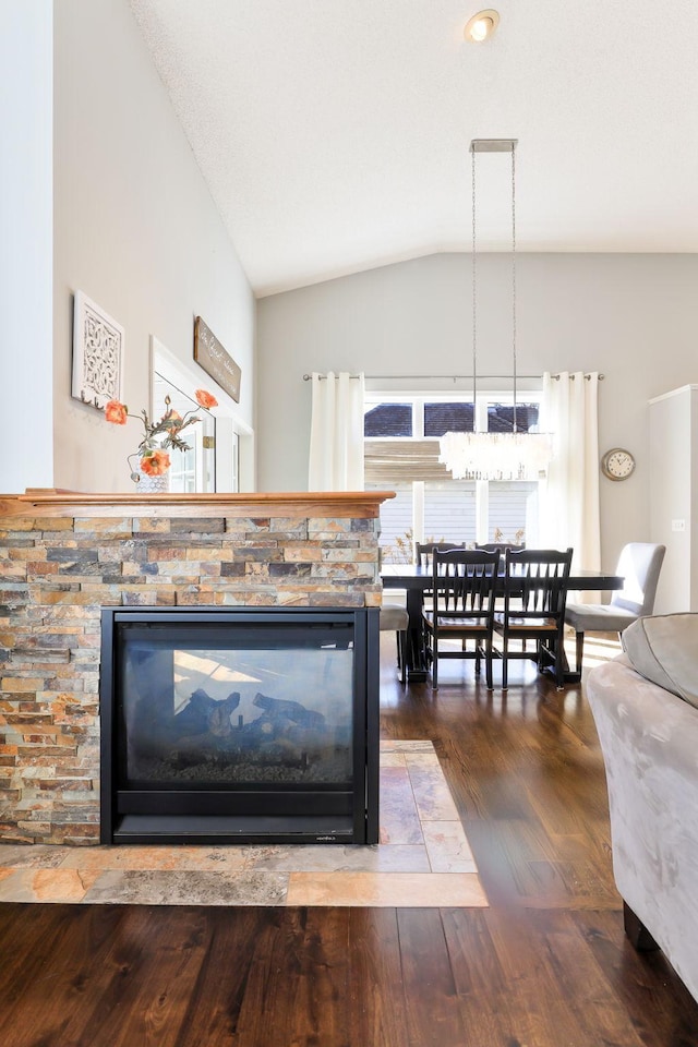 interior details with wood finished floors