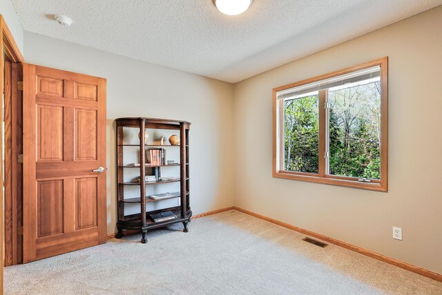 1950 Park Ridge Ct, Chaska, MN 55318 - unfurnished room featuring light colored carpet, a textured ceiling, a smoke detector, and baseboards