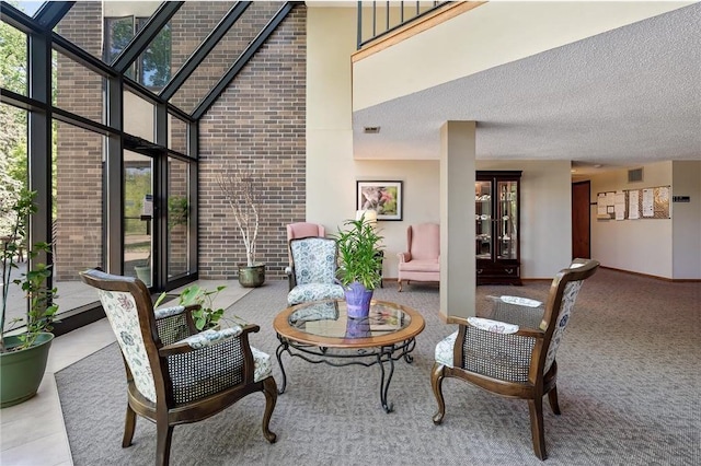 view of patio / terrace featuring outdoor lounge area and visible vents