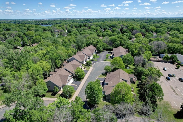 15436 70th Ave N, Maple Grove, MN 55311 - aerial view of residential area featuring a forest