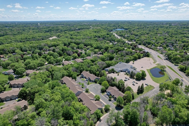15436 70th Ave N, Maple Grove, MN 55311 - aerial view of residential area with a forest