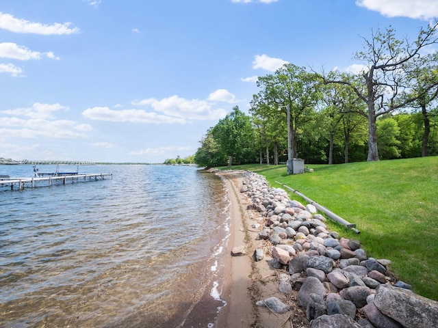 2904 Le Homme Dieu Vw NE, Alexandria, MN 56308 - water view with a boat dock