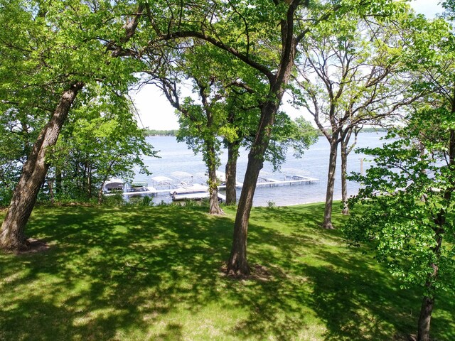 2904 Le Homme Dieu Vw NE, Alexandria, MN 56308 - view of grassy yard featuring a water view