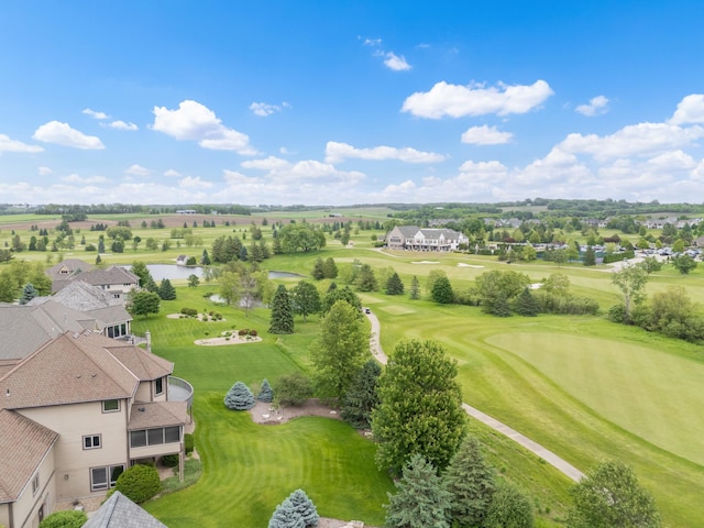 1502 Epperstone Enclave, Byron, MN 55920 - bird's eye view of a golf course and a large body of water