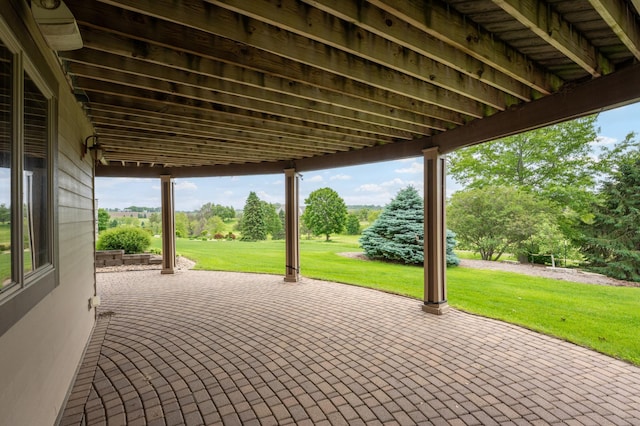 1502 Epperstone Enclave, Byron, MN 55920 - view of patio / terrace featuring view of scattered trees
