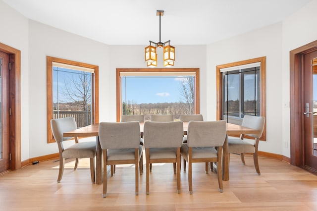 1502 Epperstone Enclave, Byron, MN 55920 - dining space with baseboards and light wood-type flooring