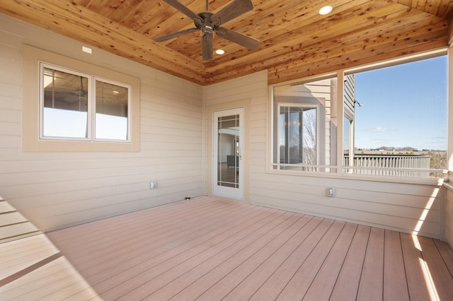 1502 Epperstone Enclave, Byron, MN 55920 - wooden deck featuring a ceiling fan