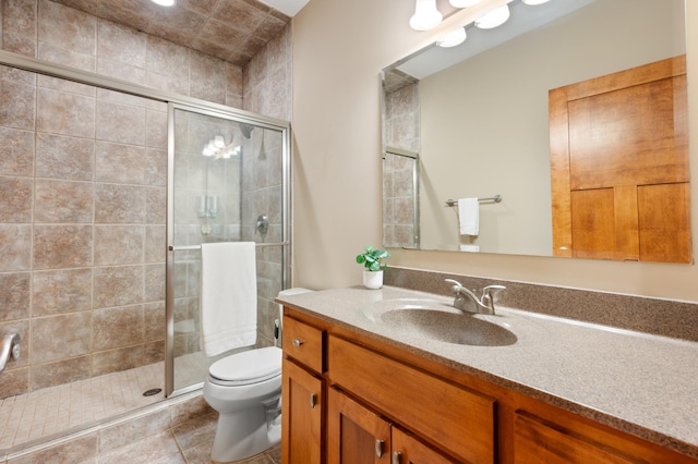 1502 Epperstone Enclave, Byron, MN 55920 - full bath featuring vanity, a stall shower, and tile patterned flooring