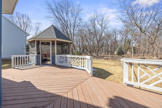 view of deck