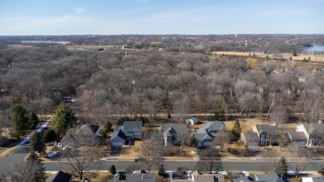 drone / aerial view featuring a residential view