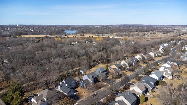 bird's eye view featuring a residential view