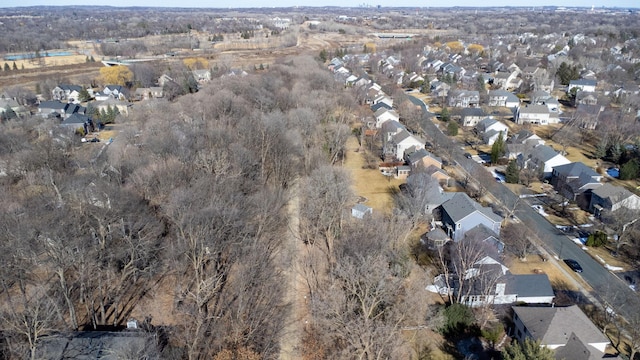 birds eye view of property featuring a residential view