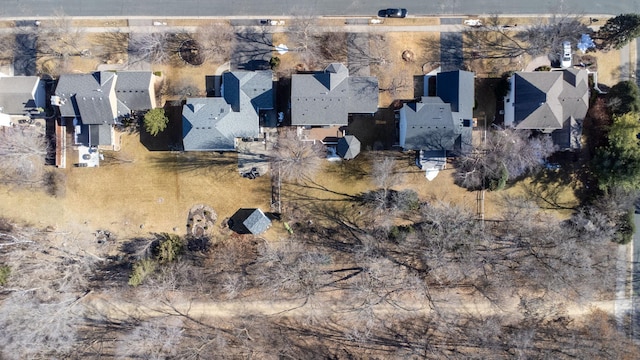 aerial view featuring a residential view