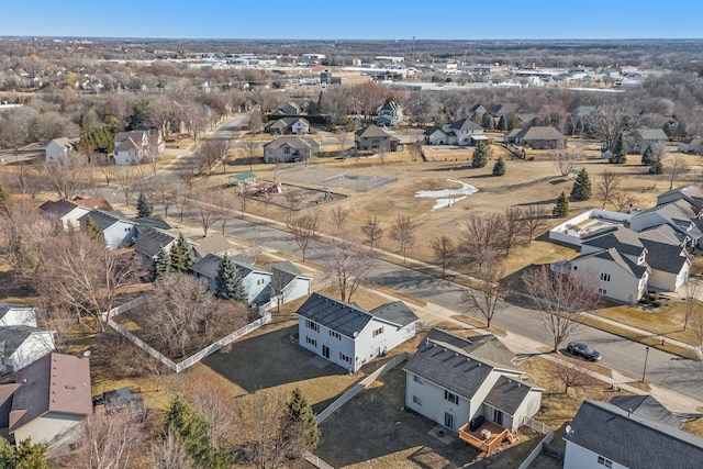 birds eye view of property featuring a residential view