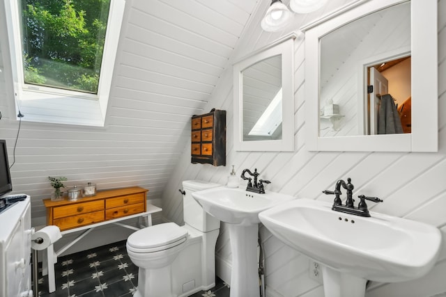 bathroom featuring a sink and toilet