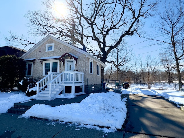 view of bungalow-style home