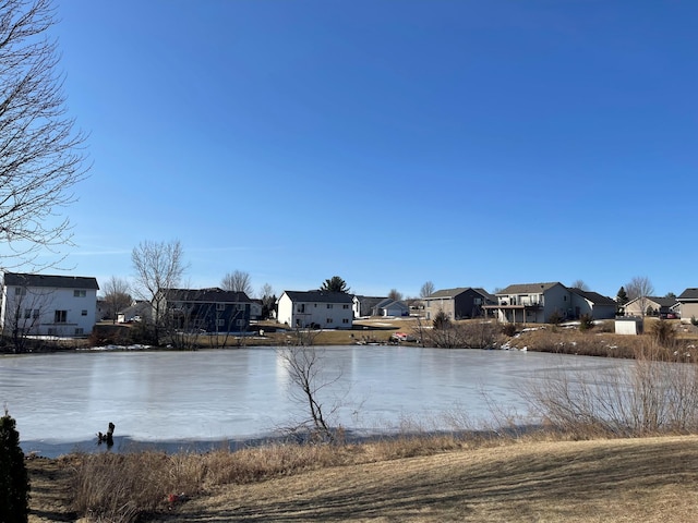 water view with a residential view