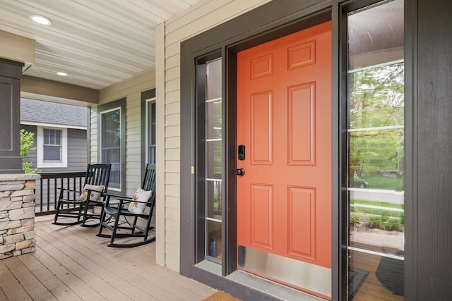 11050 Sweetwater Path, Woodbury, MN 55129 - view of exterior entry with covered porch