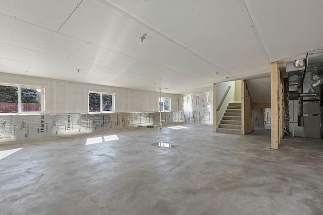 2080 151st Ave NW, Andover, MN 55304 - below grade area featuring stairway and healthy amount of natural light