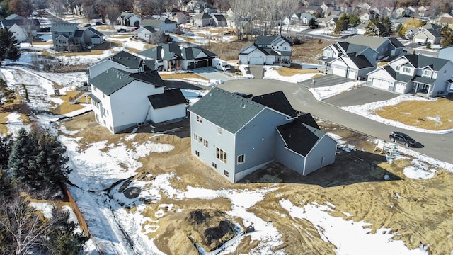 2080 151st Ave NW, Andover, MN 55304 - snowy aerial view featuring a residential view