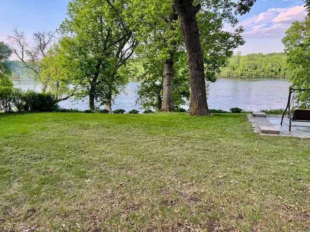 344 Riverside Ave S, Sartell, MN 56377 - view of green lawn with a water view