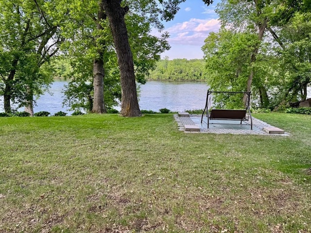 344 Riverside Ave S, Sartell, MN 56377 - view of green lawn with a water view