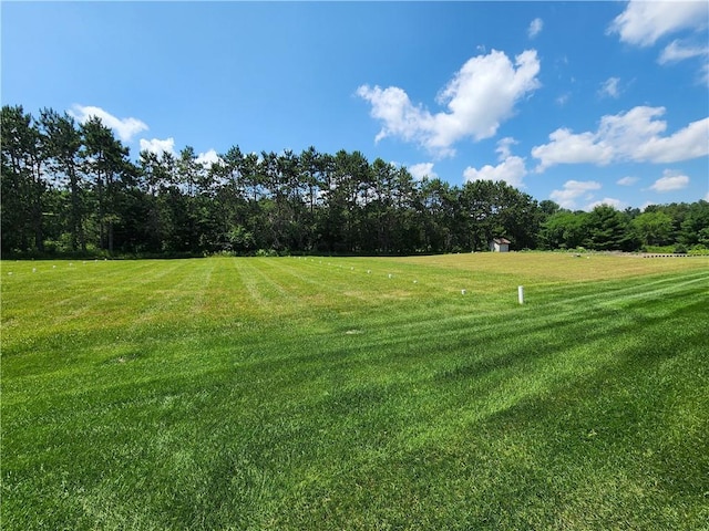 E5751 816th Ave, Tainter Twp, WI 54730 - view of green lawn
