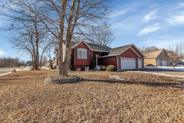 ranch-style house with a garage