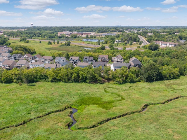 aerial view featuring a residential view