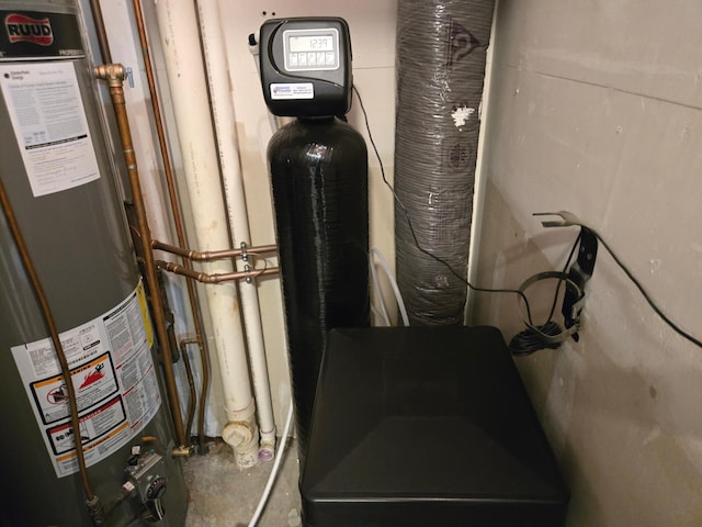 utilities with gas water heater