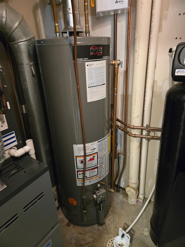 utilities with water heater