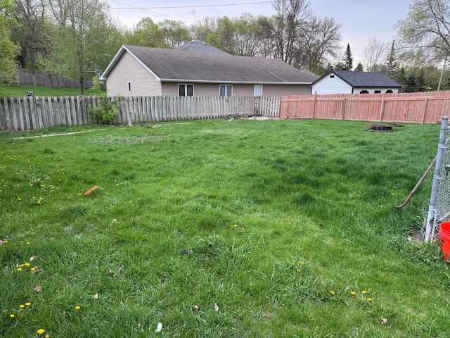 view of yard