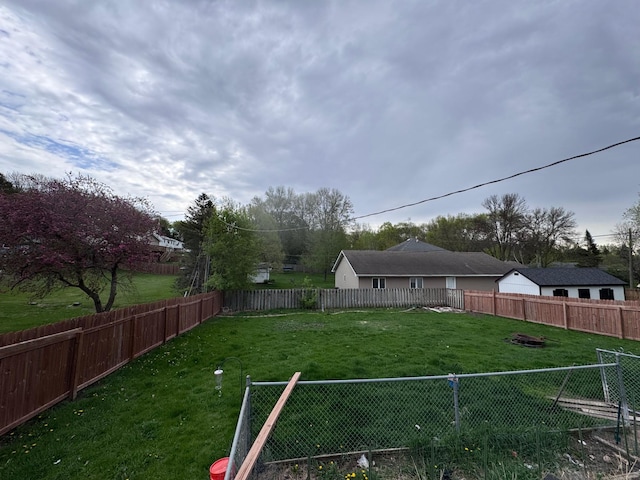 view of yard