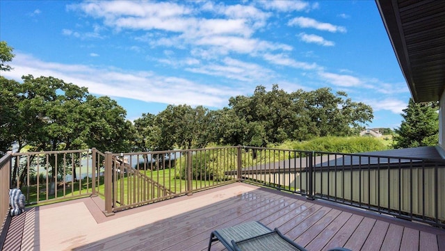 41032 Sauk Lake Rd, Sauk Centre, MN 56378 - view of deck