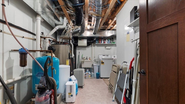 41032 Sauk Lake Rd, Sauk Centre, MN 56378 - utility room with electric water heater