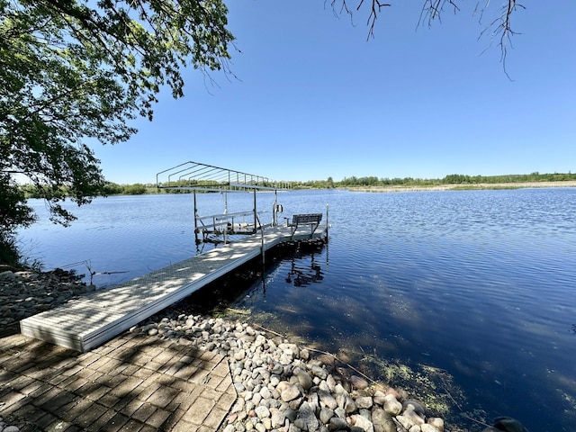 41032 Sauk Lake Rd, Sauk Centre, MN 56378 - dock featuring a water view