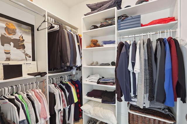 view of spacious closet