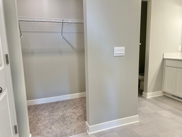 view of closet