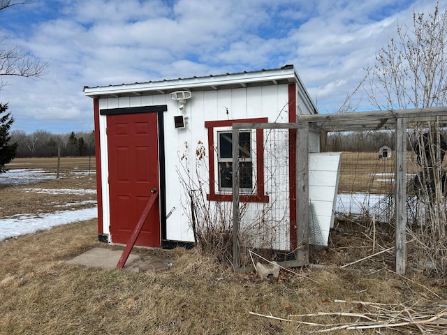 view of outbuilding with an outdoor structure