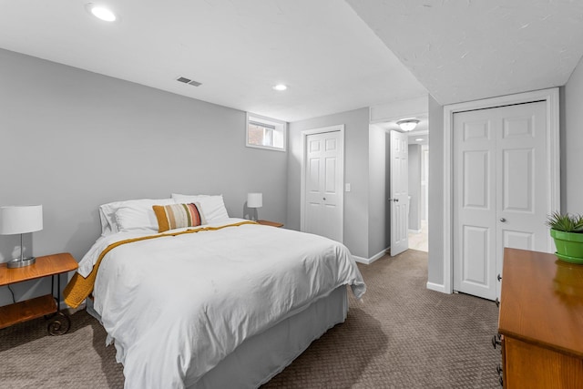 607 Adams St NE, Minneapolis, MN 55413 - carpeted bedroom featuring baseboards and recessed lighting