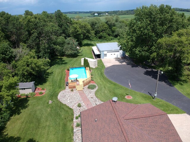 1001 1st Ave NW, Pelican Rapids, MN 56572 - aerial overview of property's location with a pool area