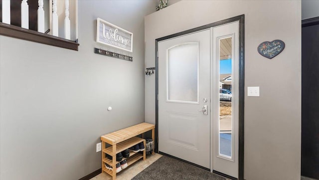 entryway featuring plenty of natural light