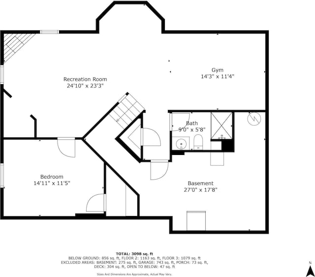 2415 Field Ct, Saint Cloud, MN 56301 - floor plan / room layout
